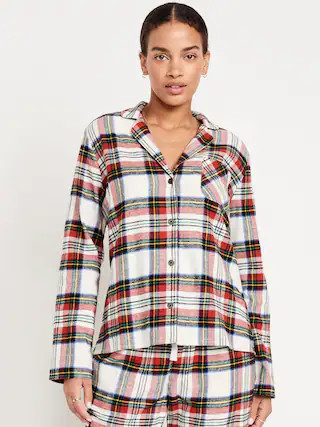 Flannel Pajama Shirt | Old Navy (US)