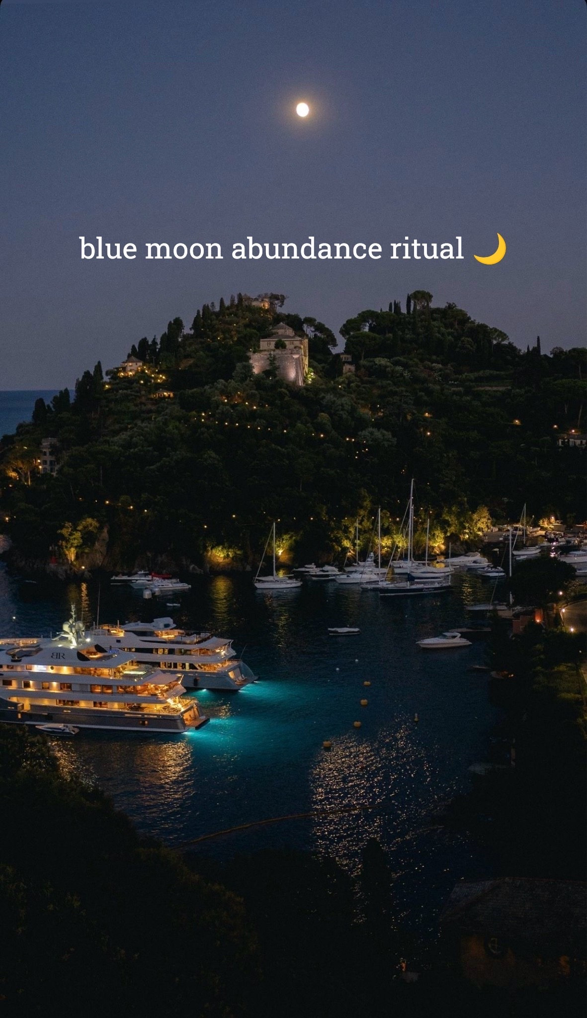 A Blue Moon is traditionally associated with rare opportunities, unexpected blessings, and wishes that feel slightly out of reach.

For this ritual, each piece serves a purpose:

The fig candle represents growth. In many traditions, fig trees symbolize prosperity, abundance, and a life that continues expanding long after the seed is planted.

The blue agate is the anchor. Blue agate is believed to bring calm confidence, clear communication, and trust in divine timing. It reminds you not to chase opportunities but to become magnetic enough to attract them.

The navy notebook becomes the container for your intention. Writing a goal gives it direction. An intention that stays in your head is a wish. An intention written down becomes a commitment.

The blue crystal glass represents receiving. Before abundance arrives, you practice acting as the version of yourself who already has it. Pour something special, sit under the moonlight, and celebrate before the evidence appears.

The gold bowl symbolizes making space. In manifestation and feng shui alike, receiving requires room. Leave the bowl empty tonight as a signal that you’re ready for new opportunities, money, connections, and experiences to find their way to you.

Tonight, write down one opportunity you’re calling in.

Light the candle.

Place your written intention beneath the blue agate.

Set the empty gold bowl beside it.

Pour a drink into the blue glass.

Then spend a few quiet moments imagining what life looks like when the opportunity has already arrived 🌙✨

The Blue Moon isn’t about wishing, I t’s about preparing yourself to receive what you’ve been asking for~bg🤍

#LTKselfcare #LTKSeasonal #LTKHome
