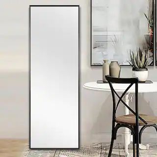 Neu-Type Large Black Metal Modern Mirror (59 in. H X 20 in. W) JJ00755AAF - The Home Depot | The Home Depot