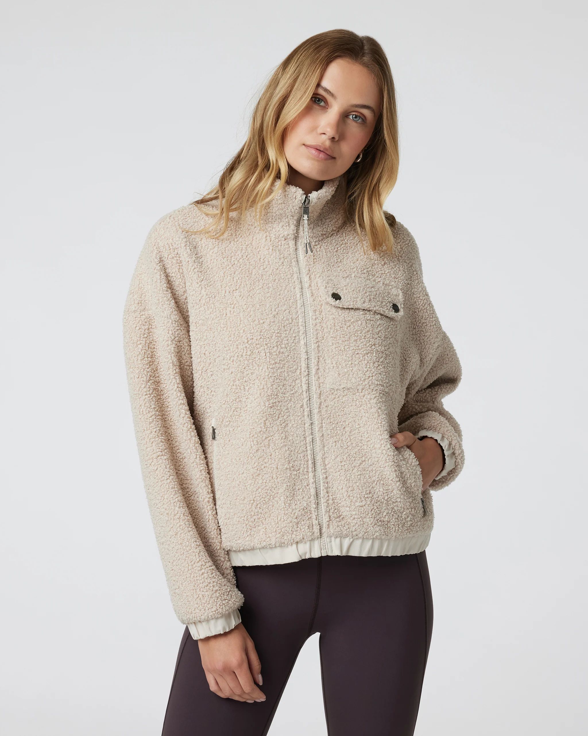 Sycamore Full Zip Jacket | Women's Dune Fleece Jacket | Vuori | Vuori Clothing (US & Canada)