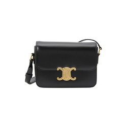 Teen Triomphe Bag in Shiny Calfskin - CELINE | 24S (APAC/EU)