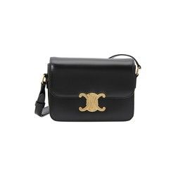 Teen Triomphe Bag in Shiny Calfskin - CELINE | 24S (APAC/EU)