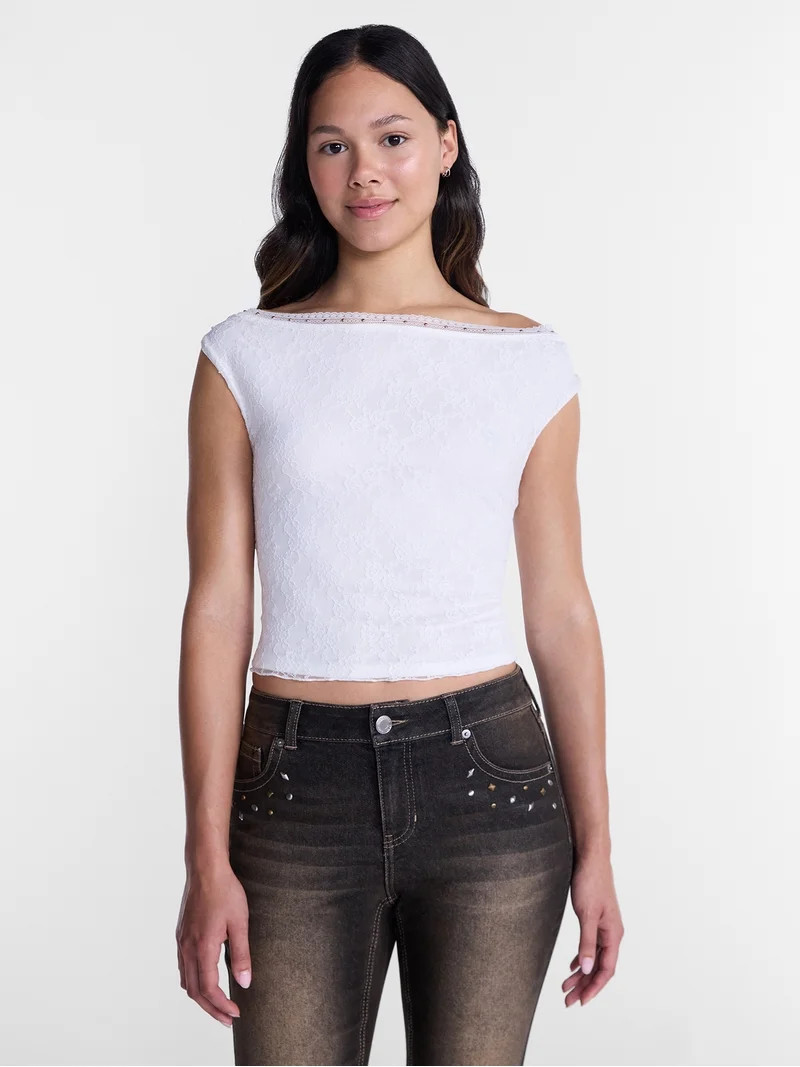 No Boundaries Off the Shoulder Top, Women\u2019s XXS-XXL | Walmart (US)