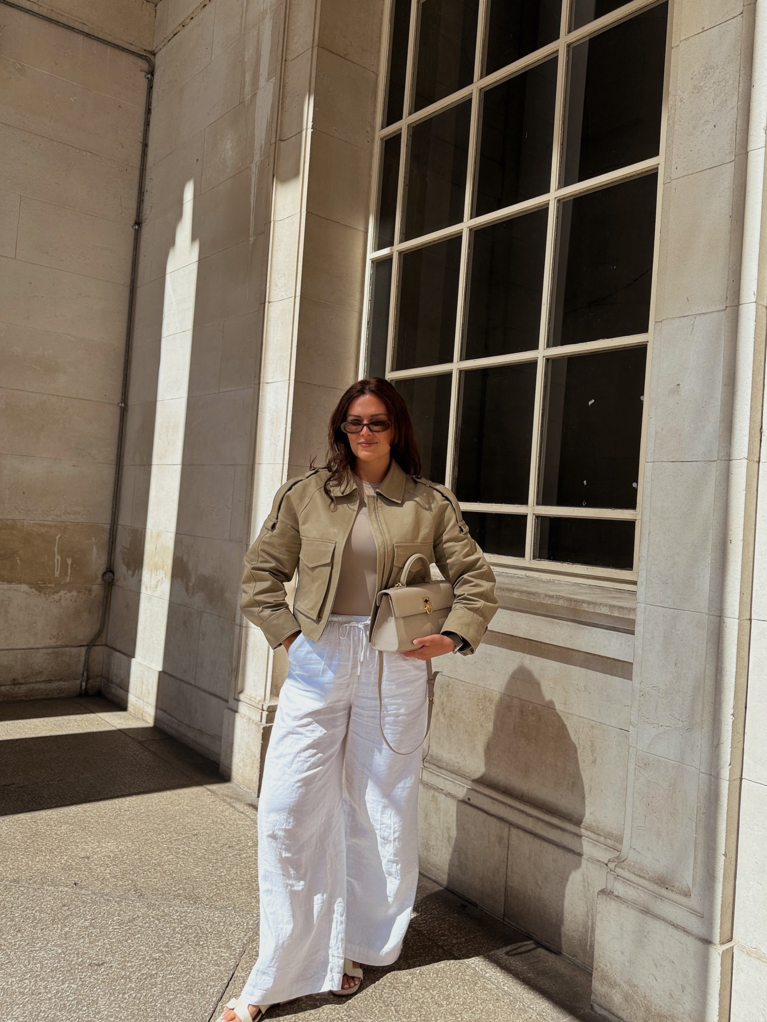 Neutral linen outfit 🤍

#LTKuk #LTKmidsize #LTKsummer