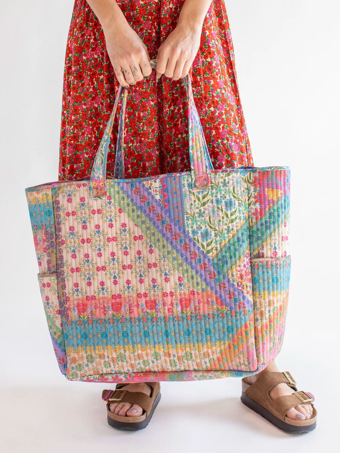 Reversible Quilted Tote Bag | Natural Life
