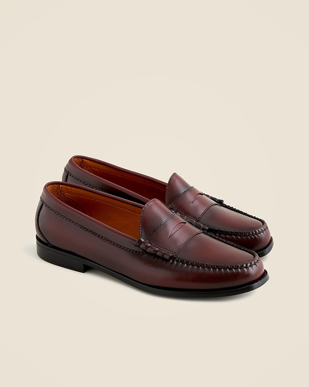 Camden leather loafers with rubber soles | J. Crew US