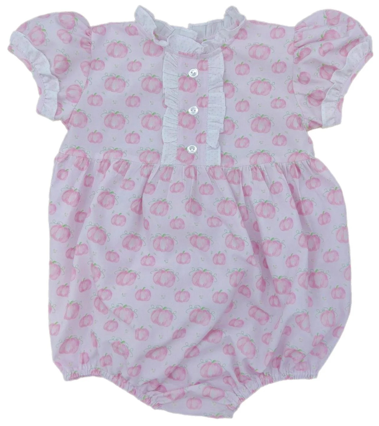 Pink Bitty Dot Pumpkin Annie Bubble | Loozieloo