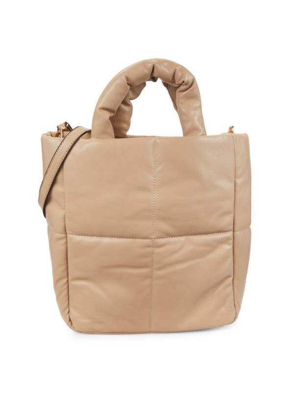 Faux Leather Puffy Quilted Tote | Saks Fifth Avenue OFF 5TH