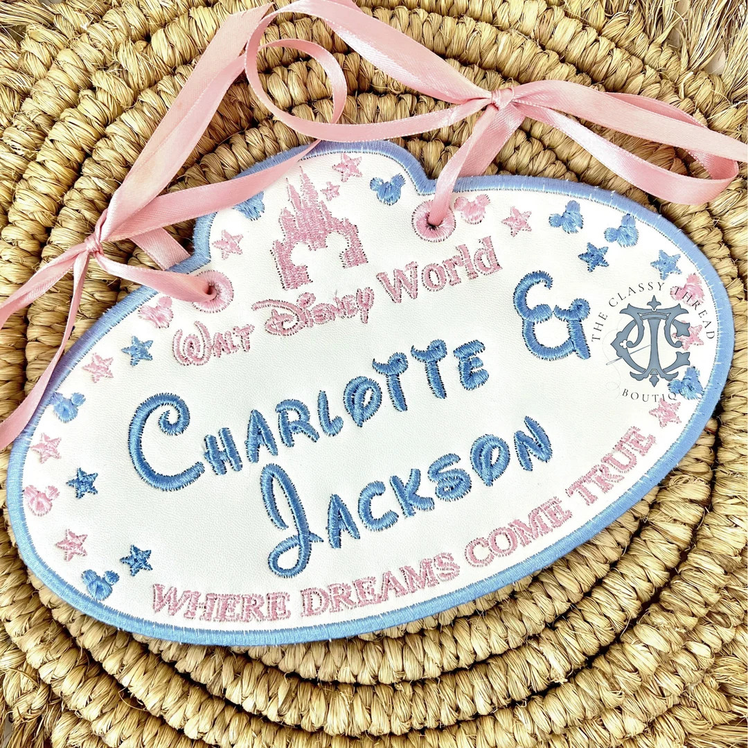 Mouse Trip Stroller Tag Classic, Stroller Spotter, Custom Stroller Tag, Wheelchair Tag,scooter Ta... | Etsy (US)