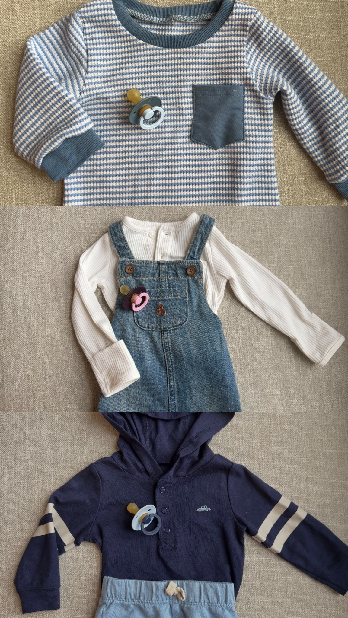 The cutest spring outfits for our baby boy with coordinating bibs pacis! 

#LTKKids #LTKmomlife #LTKBaby