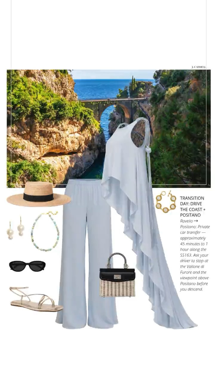 The Amalfi Coast, done right 🇮🇹✨

This is the trip—the one you think about for years. Ravello, Positano, Capri… private boats, unforgettable dinners, and the kind of views that don’t feel real. Every detail planned, every moment intentional.

Sharing the looks I’d pack for it all—from elevated day outfits to dinners that deserve something special. Save this for your dream trip and tap to shop. 🤍#AmalfiCoast #ItalyTravel #LuxuryTravel #VacationStyle #EuroSummer #LTKFinds 

 

#LTKTravel #LTKootd #LTKOver40 #LTKTravel