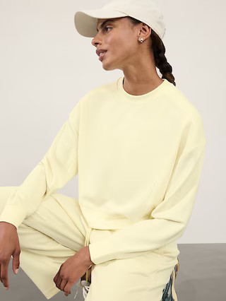 Seasoft Rib Crewneck Sweatshirt | Athleta