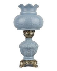 17.25in Milky Glass Embossed Table Lamp | Home | TJ Maxx | TJ Maxx