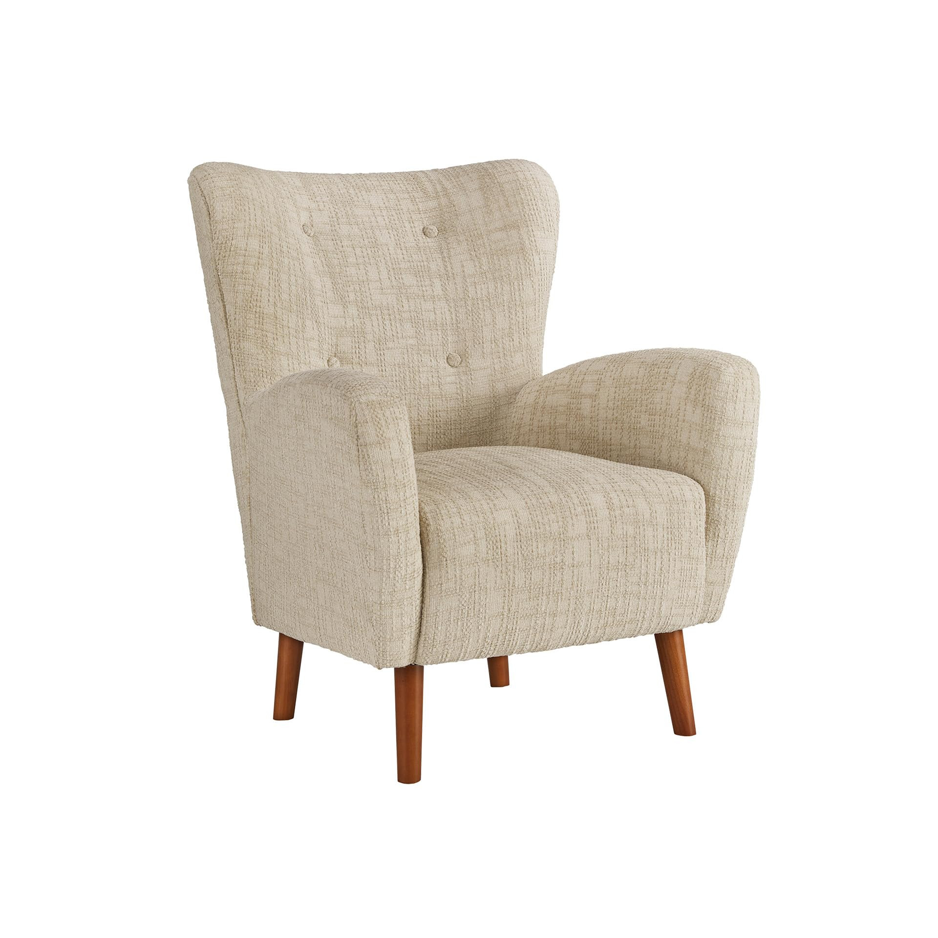 Amazon.com: Signature Design by Ashley Jemison Next-Gen Nuvella Contemporary Tufted Upholstered Accent Chair, Beige : Home & Kitchen | Amazon (US)