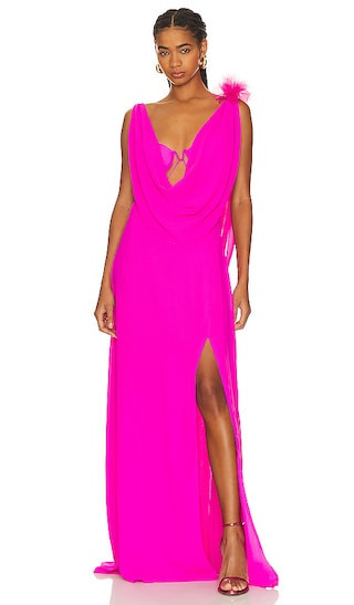 Davis Gown in Pink | Hot Pink Maxi Dress Sexy Dress Sexy Summer Dress Sexy Outfits Sexy Fall Dress | Revolve Clothing (Global)