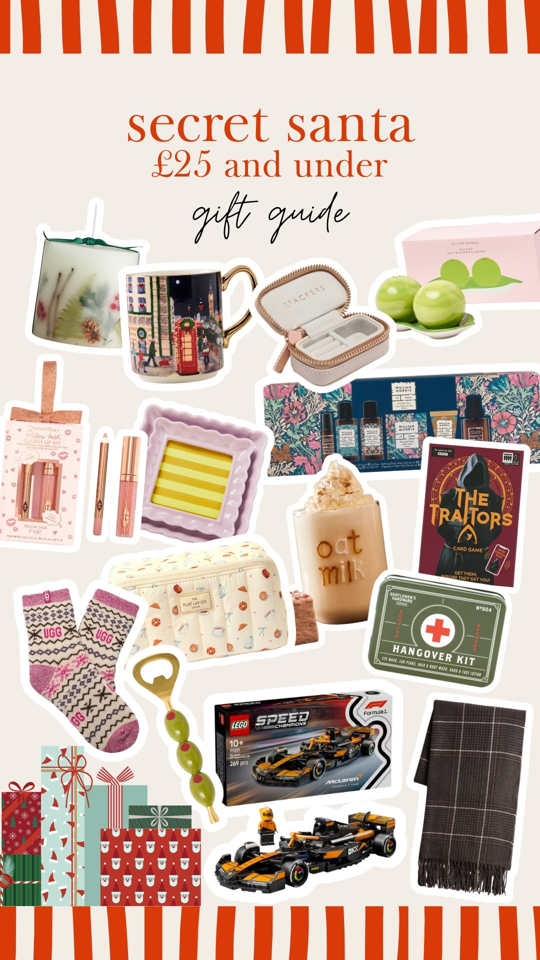 The Pea Family Gift Guides - Secret Santa ideas all £25 and under, small fun gifts for friends, colleagues and family 

 #LTKgiftguide