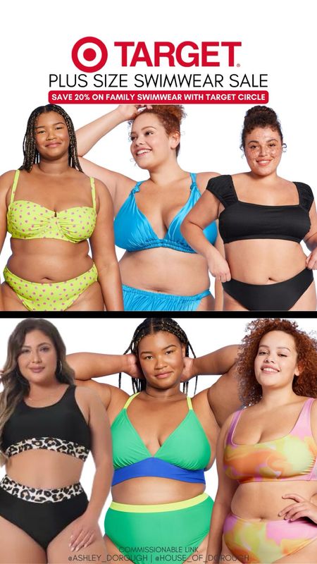 Save 20% off plus size swimwear with Target Circle! 

#LTKplussize #LTKSeasonal #LTKswim