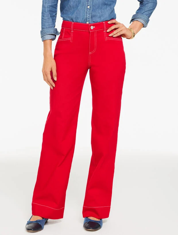 Classic Jean Trousers - Darted | Talbots