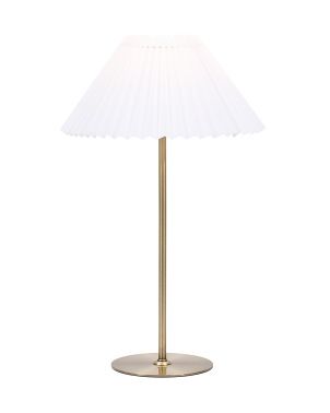 Pleated Shade Table Lamp | Furniture & Lighting | Marshalls | Marshalls