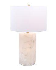 Alabaster Table Lamp With Nightlight | Marshalls