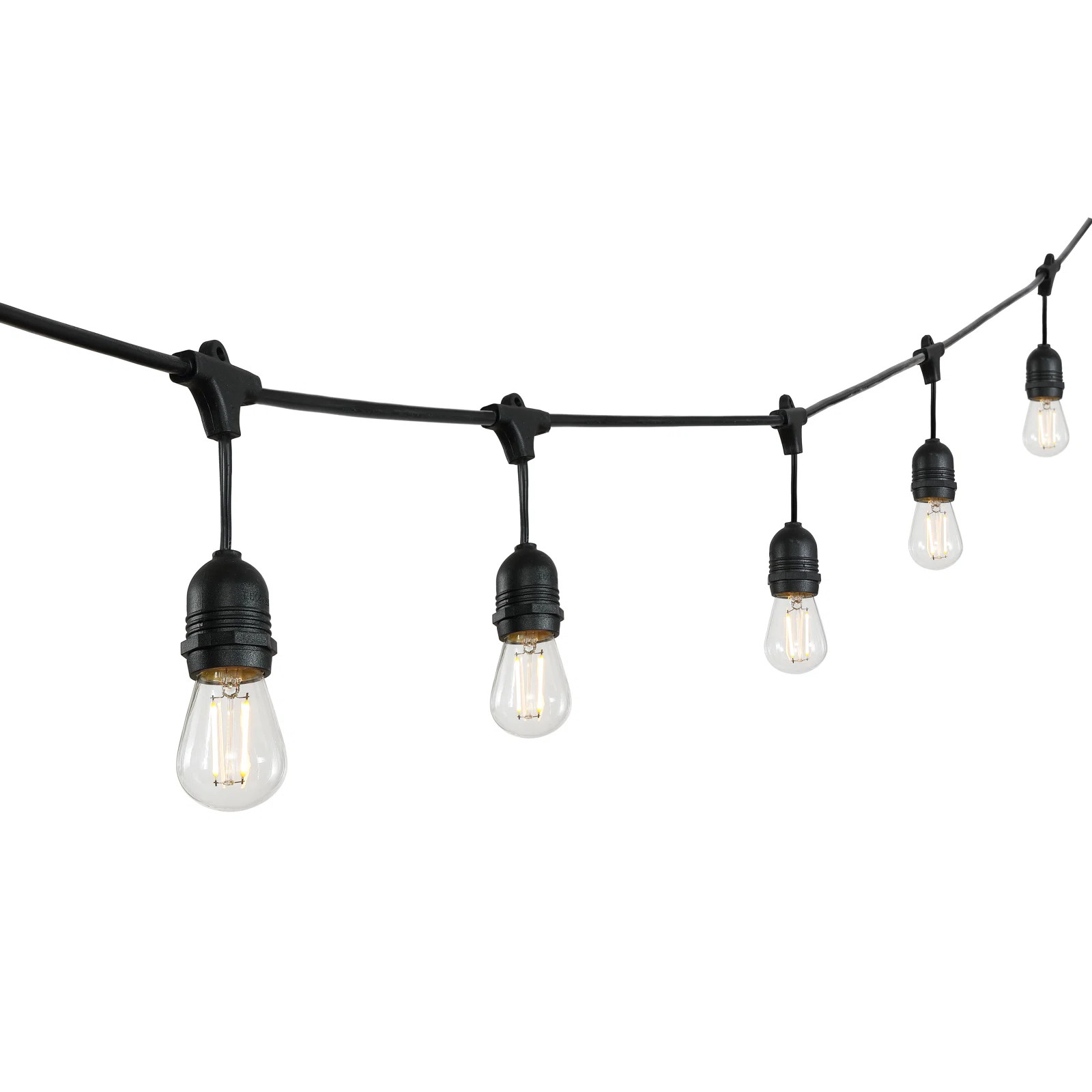 17 Stories Beant 48' Outdoor 15 - Bulb Standard String Light (End to End Connectable) | Wayfair | Wayfair North America