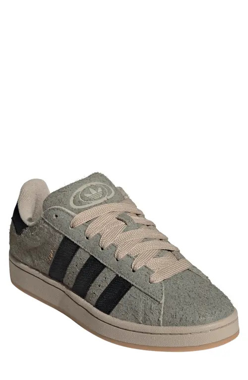 adidas Gender Inclusive Campus 00s Sneaker in Silver Pebble/black/khaki at Nordstrom, Size 8.5 | Nordstrom