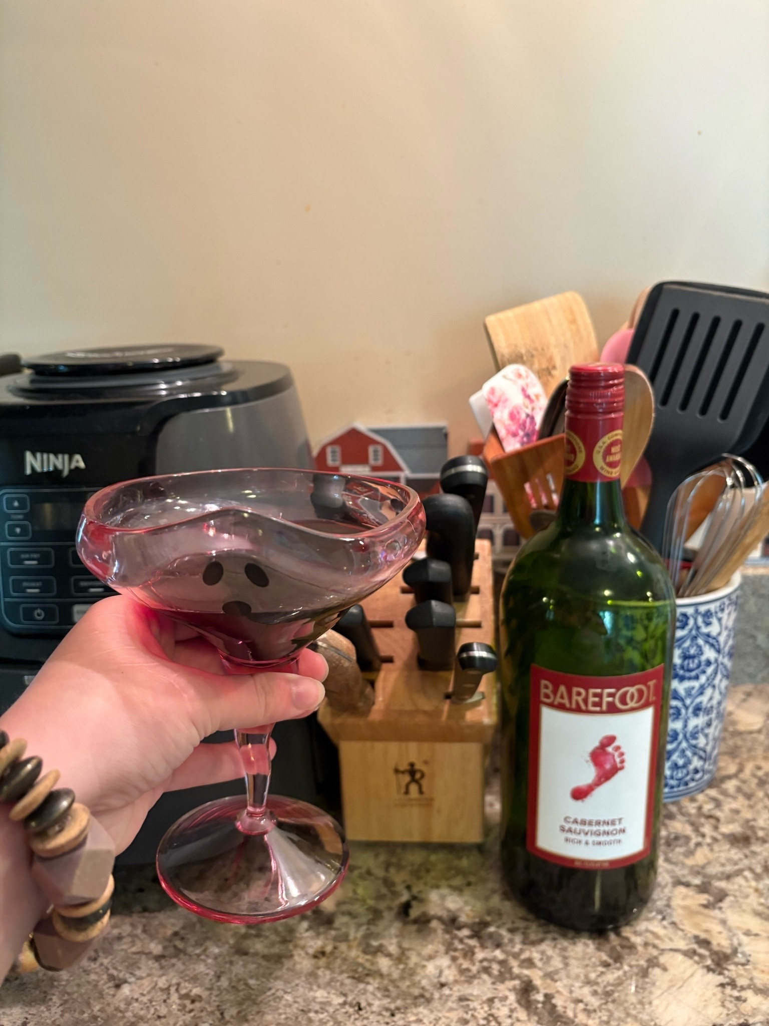 Happy hour while cooking dinner in the most Fall/Halloween-like way possible 🎃🍷 These linked similar ghost cocktail glasses come in a set of 4 and are perfect for Boo-tacular drinks this season!

#LTKSeasonal #LTKHome #LTKfoodie