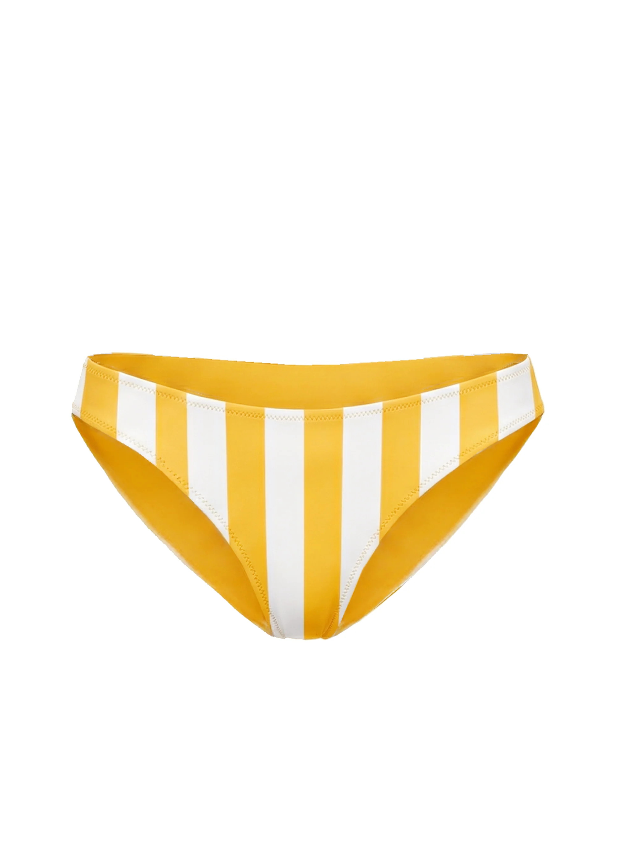 Elle Reversible Bikini Bottom Pineapple / Brule Stripe | Solid & Striped