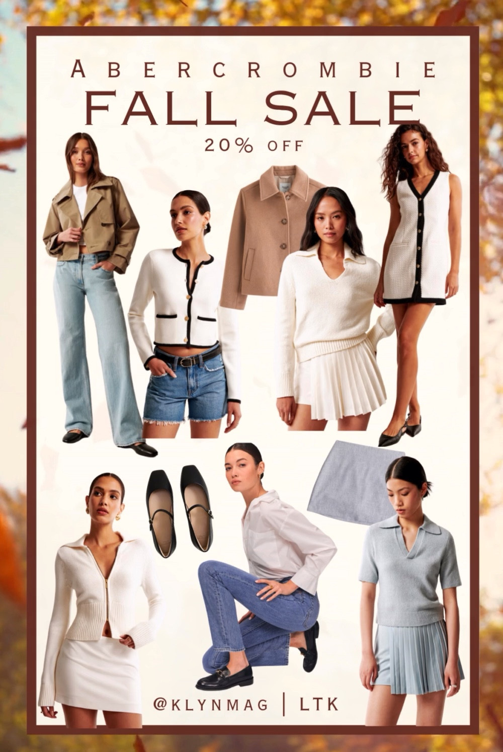 🍂 Abercrombie Fall Sale Alert! Up to 20% off cozy sweaters, chic jackets, denim and more. Hurry, these deals won’t last long! #AbercrombieSale #FallFashion 

Women’s fall clothing sale / 
Fall fashion deals for women / 
Affordable fall outfits for women
/ Fall wardrobe essentials on sale / Best fall clothing sales for women

#LTKVideo #LTKFallSale #LTKSeasonal