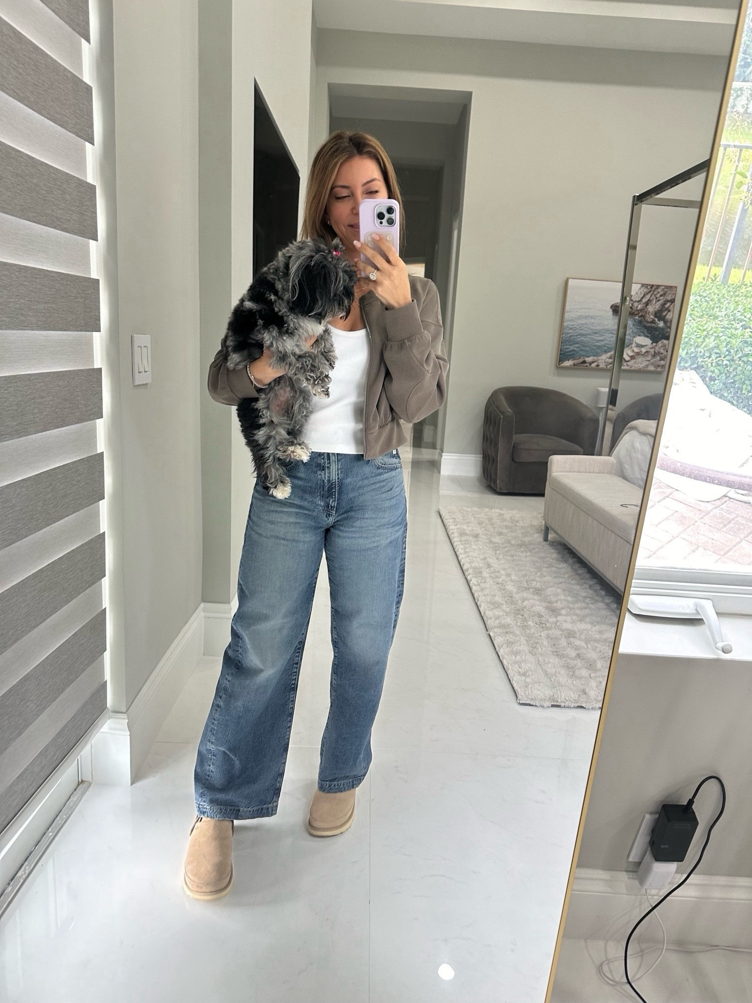 Errand ootd! Jeans are size 27 and high rise barrel leg. Super comfy! 

#LTKStyleTip #LTKOver40 #LTKHoliday