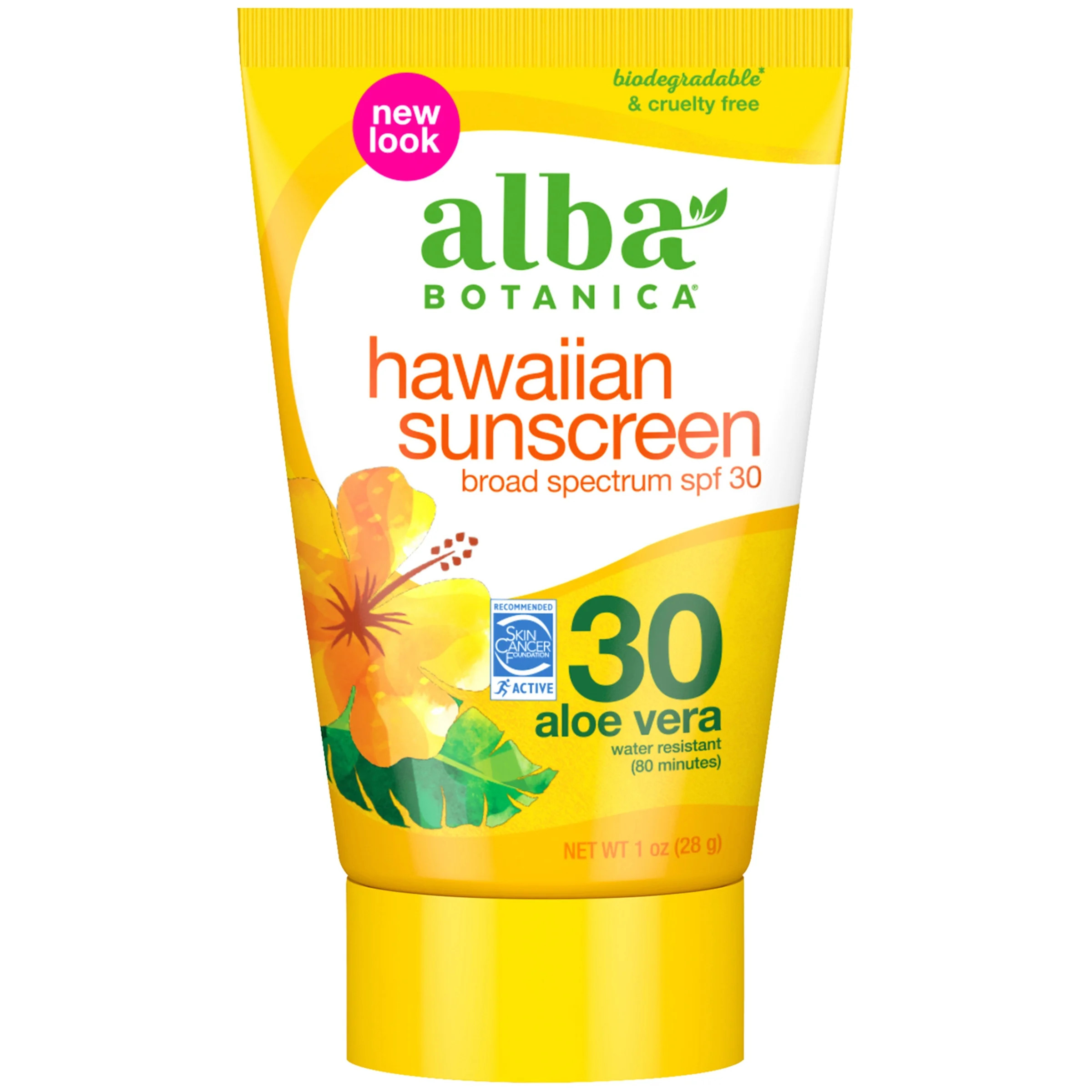 Alba Botanica Hawaiian Sunscreen Lotion SPF 30, Aloe Vera, 1 oz | Walmart (US)