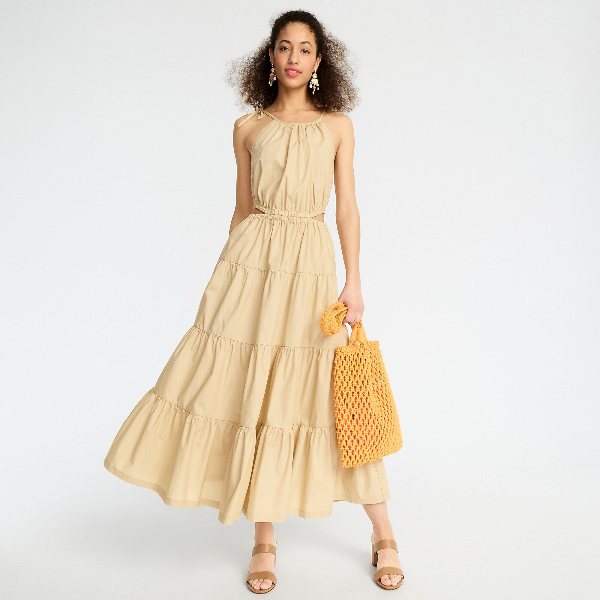 Harbour side-cutout dress | J. Crew US