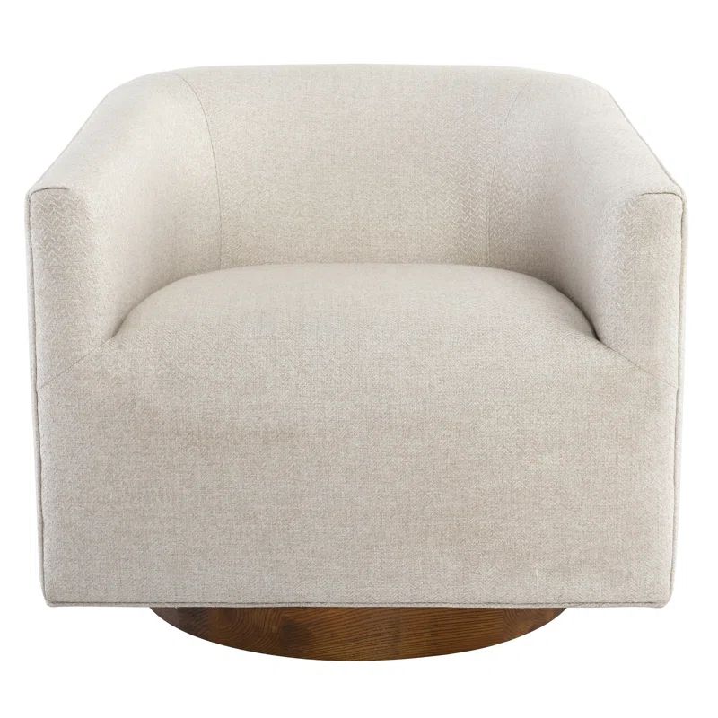 Soverall Upholstered Swivel Barrel Chair | Wayfair North America