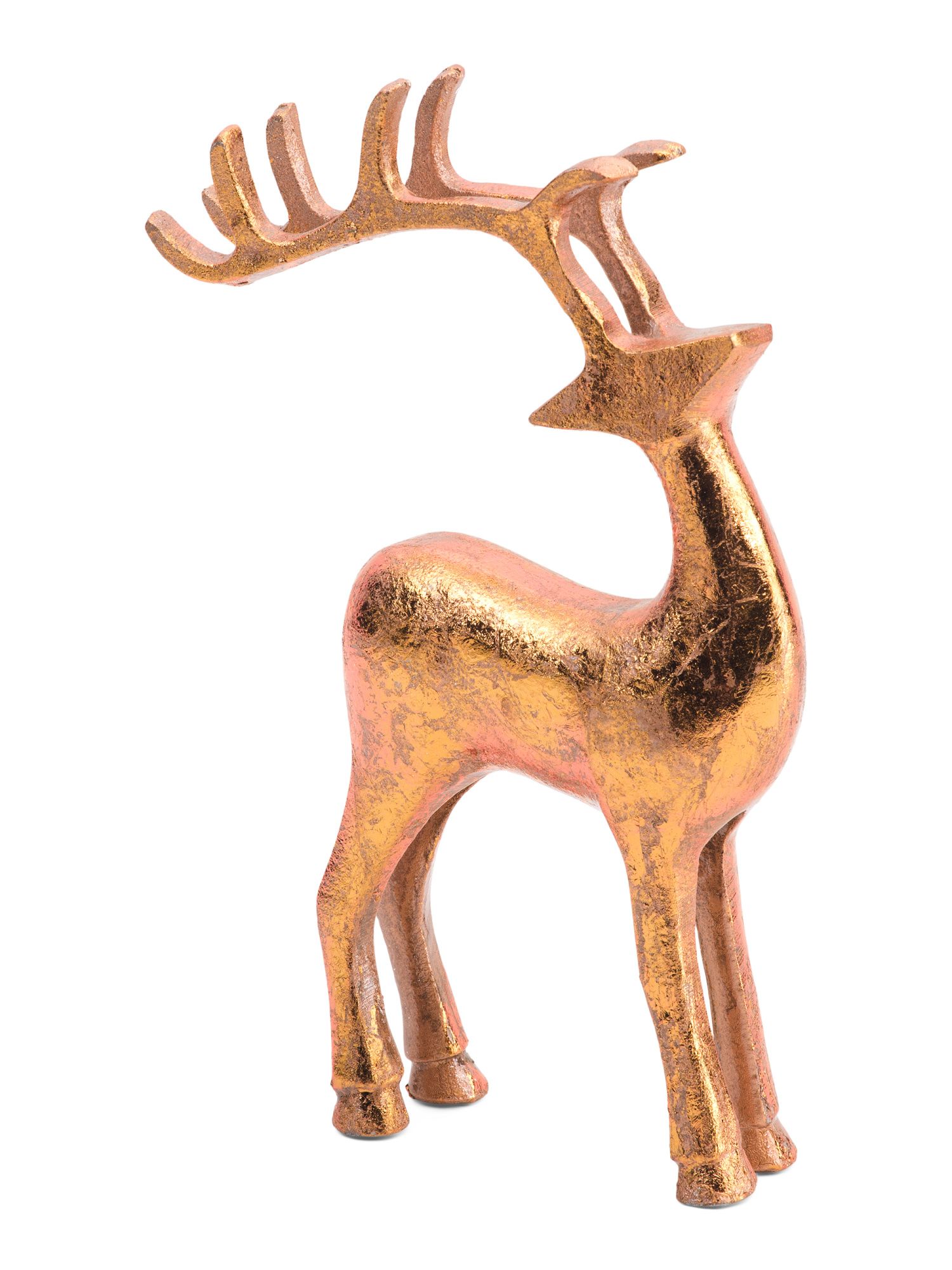 11in Copper Foil Reindeer | TJ Maxx