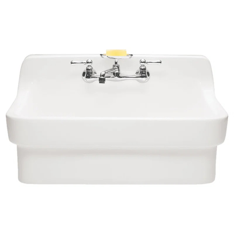 Country 30" L x 22" W Farmhouse Kitchen Sink with Sink Caddy / Sponge Holder | Wayfair North America