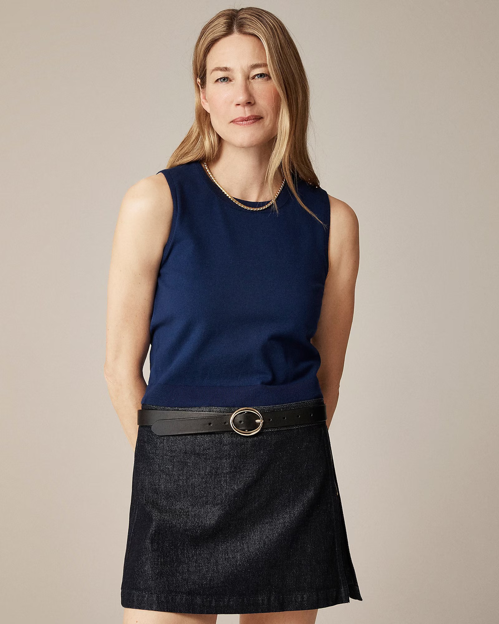 Jackie sweater shell in premium ultra-fine cotton | J. Crew US