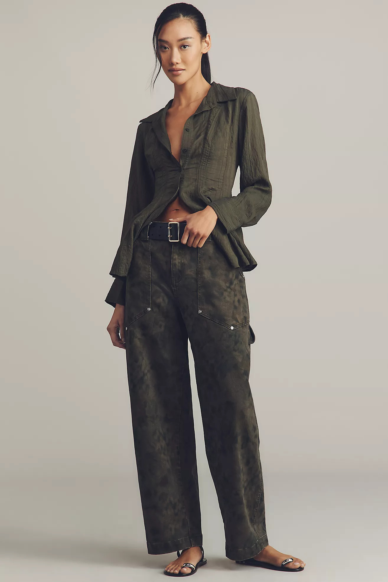 Avec Les Filles High-Rise Barrel Jeans | Anthropologie (US)