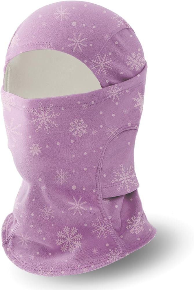 Winter Kids Balaclava Face Mask Full Fleece Gaiter Ski Mask Neck Warmer for Cold Weather Windproo... | Amazon (US)