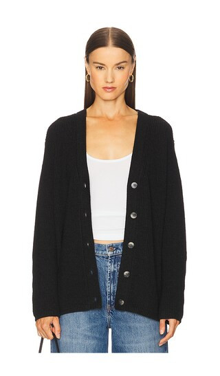 Velvet by Graham & Spencer Monet Cardigan in Charcoal. - size M | Revolve Clothing (Global)