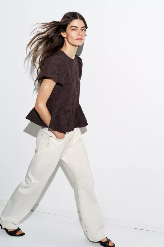 TOP PÉPLUM SOFT | Zara FR