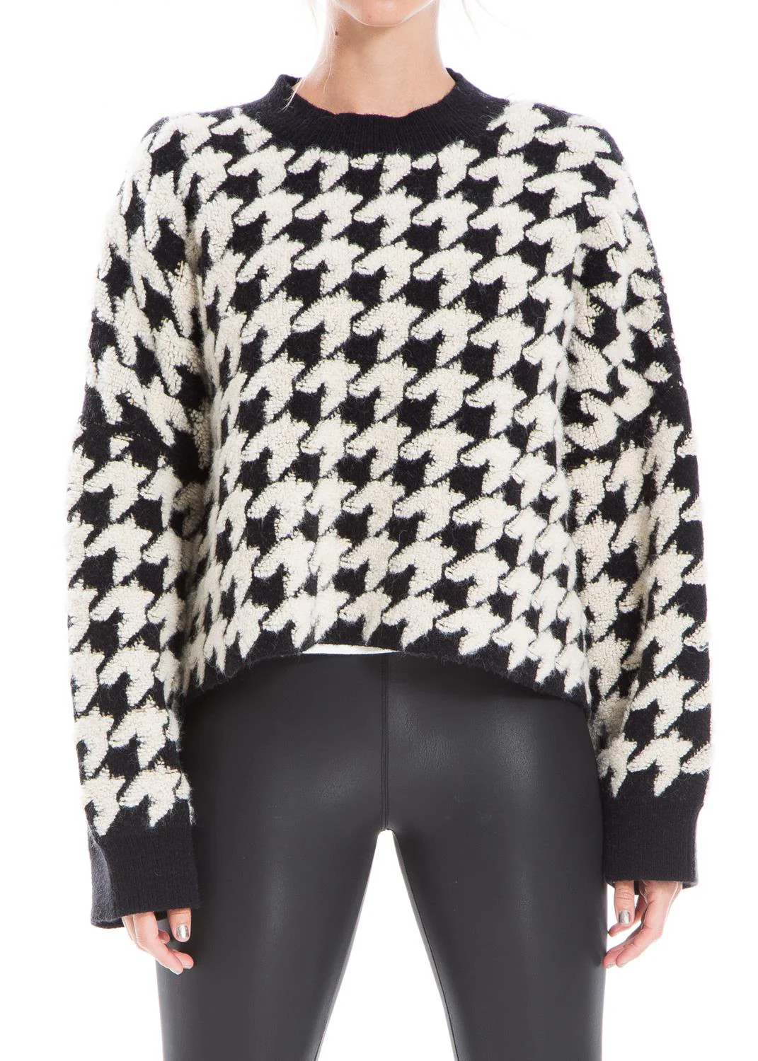 Long Sleeve Jacquard Sweater | Lord & Taylor