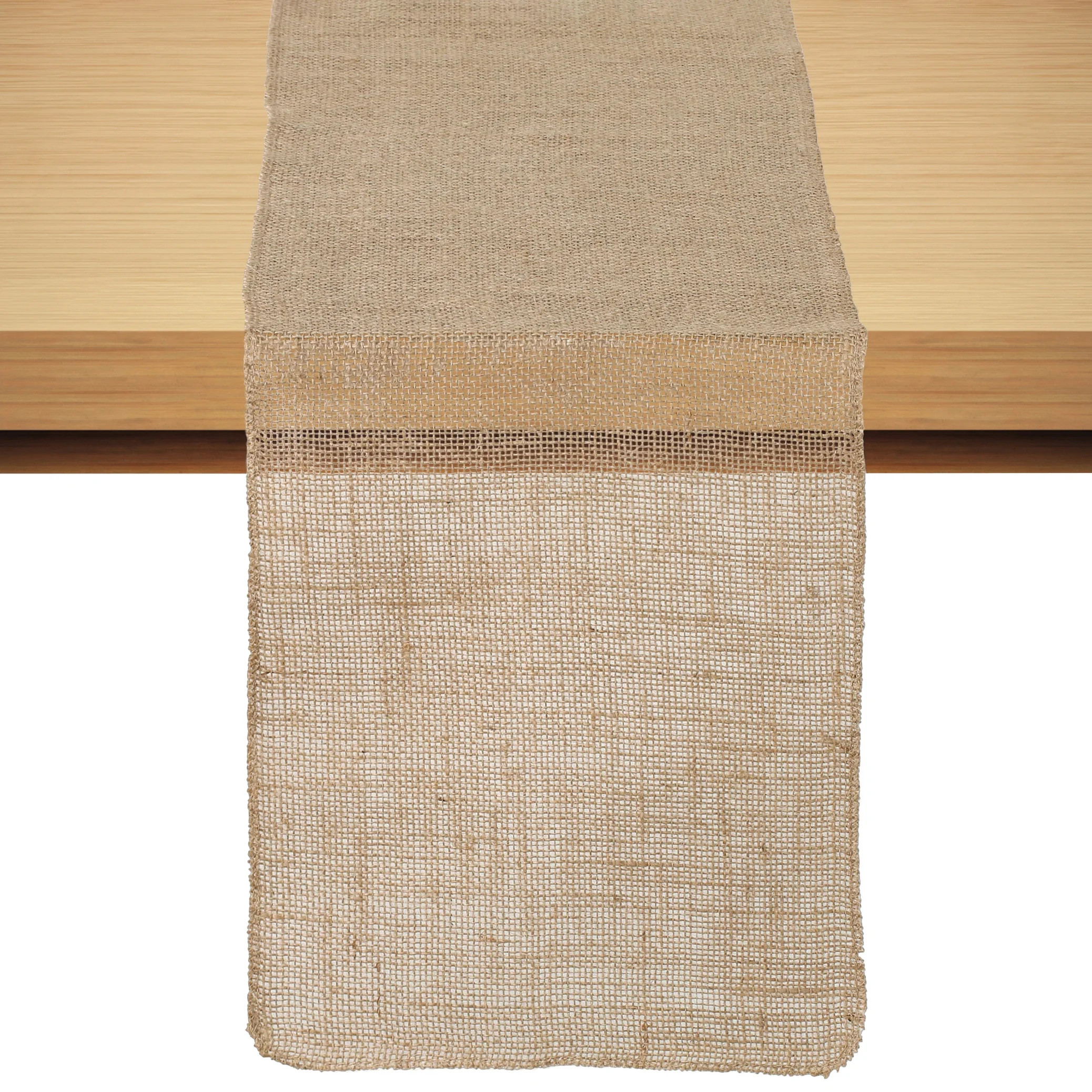 Way to Celebrate! Burlap Table Runner, 7.25ft | Walmart (US)