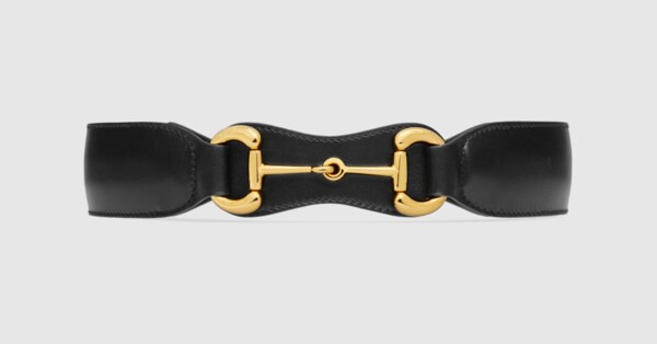 Leather belt with Horsebit | Gucci (US)