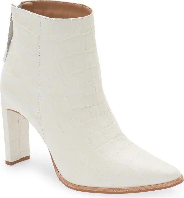 Kaanas Cologne Croc-Embossed Bootie (Women) | Nordstrom | Nordstrom
