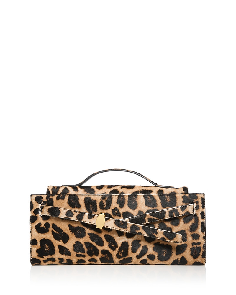 Veronica Beard Dash Leopard Print Calf Hair Clutch | Bloomingdale's (US)