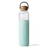 Amazon.com: Soma Glass Water Bottle with Silicone Sleeve, BPA-Free, Mint, 25oz : Sports & Outdoor... | Amazon (US)