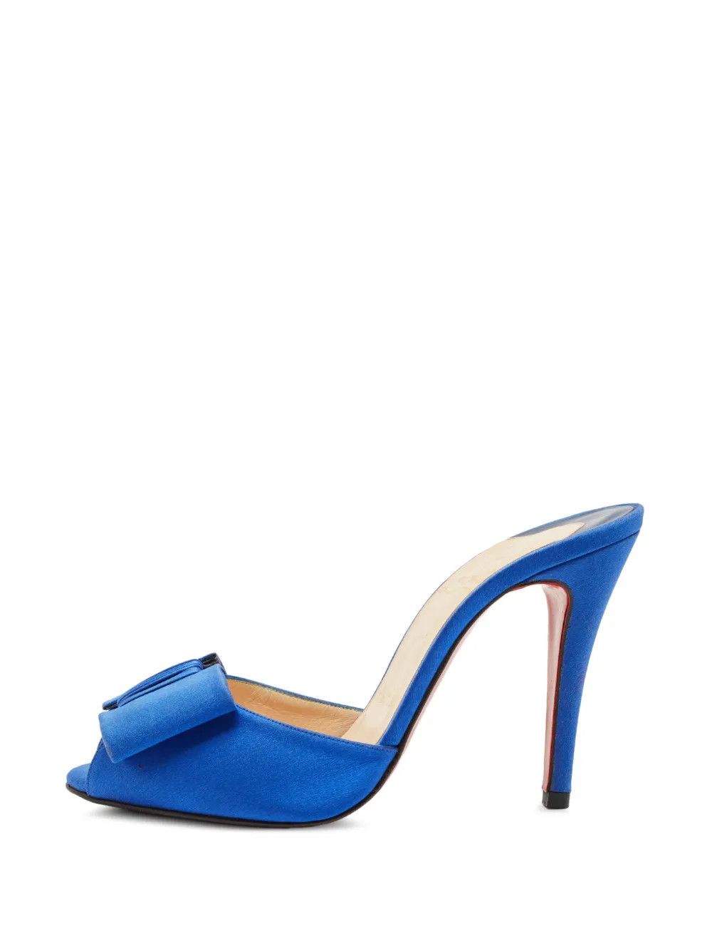Christian Louboutin Pre-Owned Joli-Noeud bow sandals - Blue | Farfetch Global