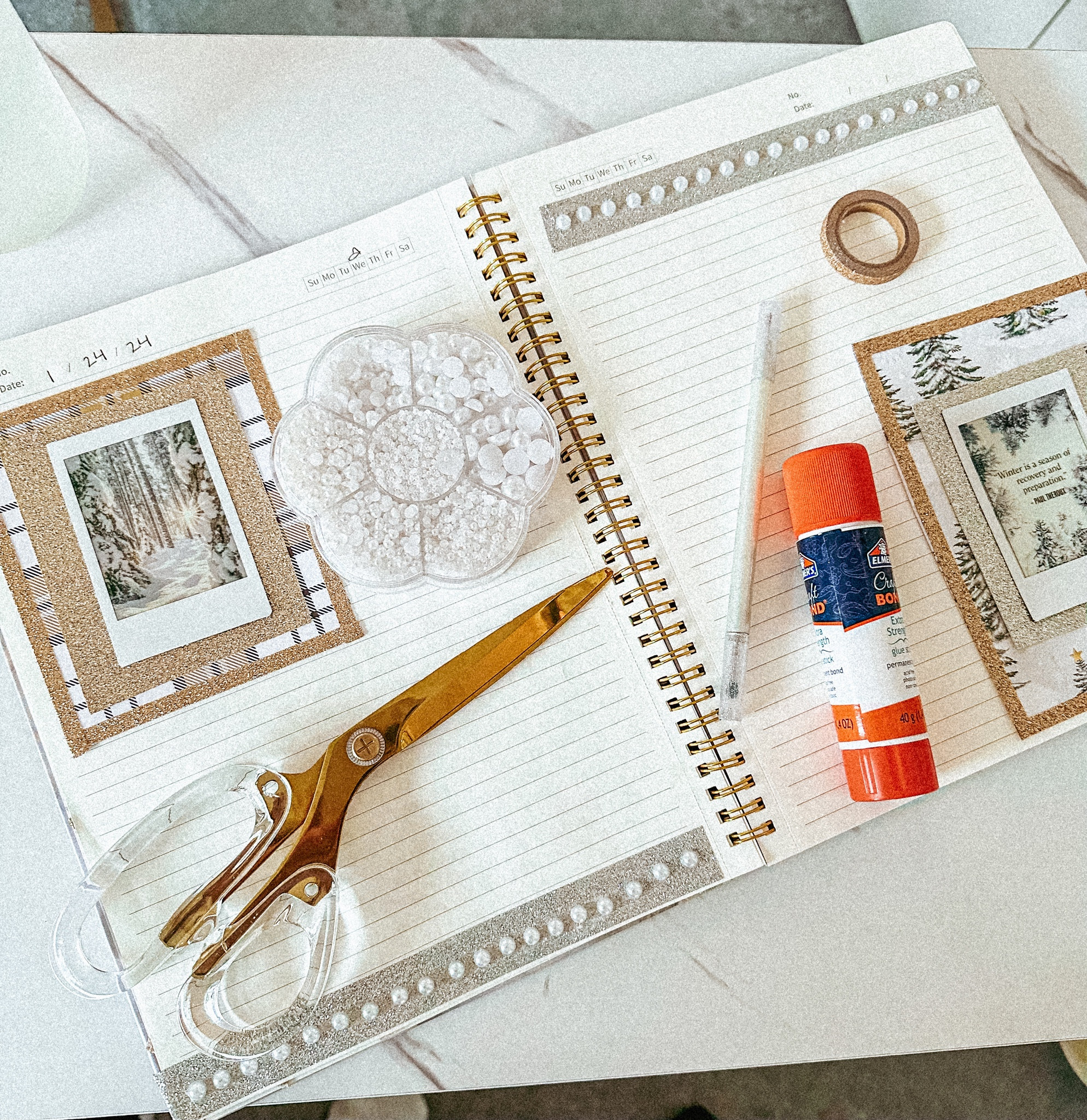 Today’s journal creation. It’s really been a help to me because I have a creative outlet that isn’t tied to work. It lets me create + still write  

Most supplies I got at Hobby Lobby, Michaels etc + can’t link. I linked what I could though! 

#LTKsalealert #LTKfindsunder50 #LTKfitness