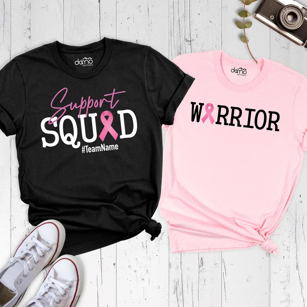 Mammography Support Squad Breast Cancer Shirt Chemo Warrior Cancer Tee Metastatic Shirts, in Octo... | Etsy (US)