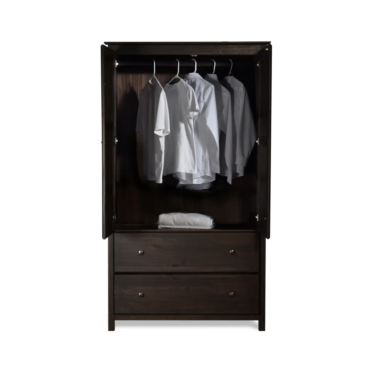 Grain Wood Furniture Shaker Wardrobe Armoire & Reviews | Wayfair | Wayfair North America